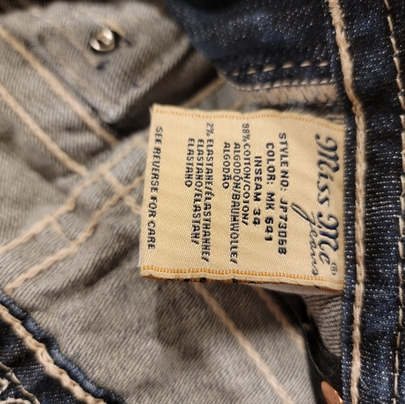 Miss Me Signature Boot Cut Jeans Size 26 - Picture 9 of 12